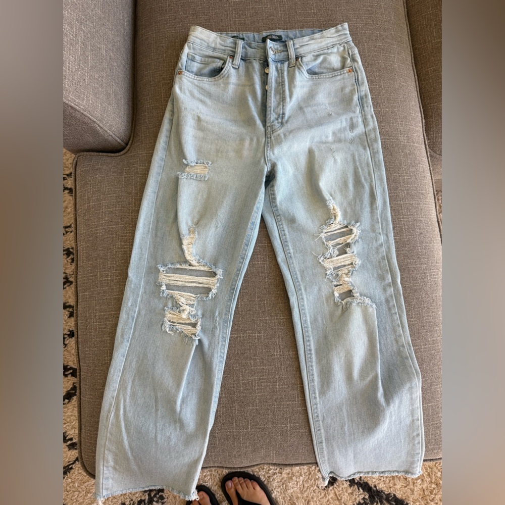 2 pairs Wild Fable distressed jeans
